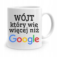 Dla Wójta Kubek Na Prezent Wie Więcej Niz Google Z Nadrukiem Ze Zdjęciem