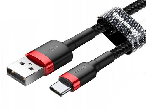 Baseus Kabel USB-C 3A 1M red black na Arena.pl