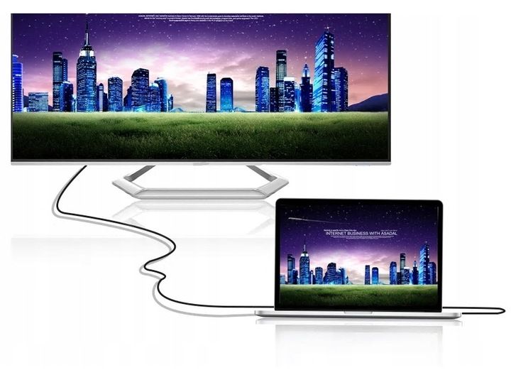 PRZEJŚCIÓWKA ADAPTER KABEL USB-C - HDMI FULL HD 4K zdjęcie 4