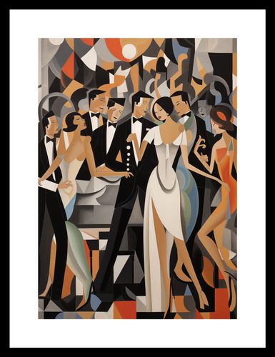 Plakat 21x29,7cm Bal w Art Deco na Arena.pl