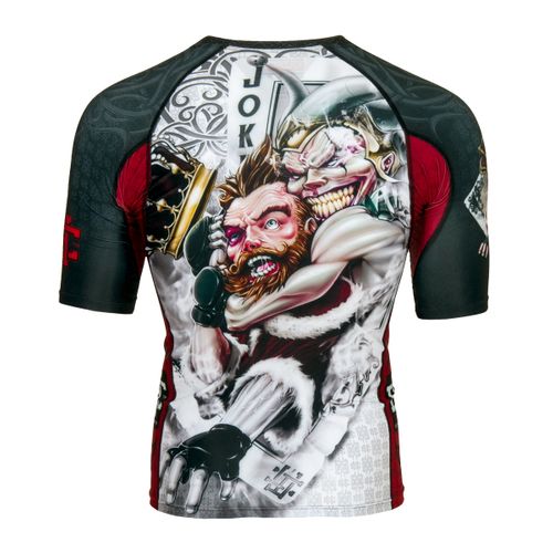 Short sleeve rashguard KILLERCARDS Rozmiar - M, Kolor - BIAŁY na Arena.pl