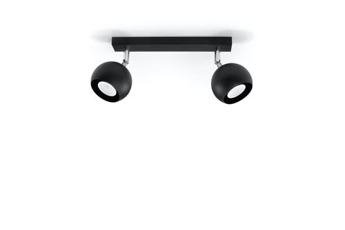 Spot LAMPA sufitowa SL.0444 regulowana OPRAWA listwa kule balls czarne na Arena.pl
