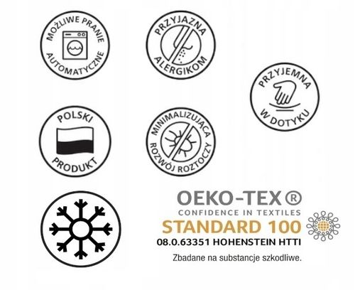 Kołdra Całoroczna Antyalergiczna 140x200 + Poduszka 70x80 Ciepła na Arena.pl