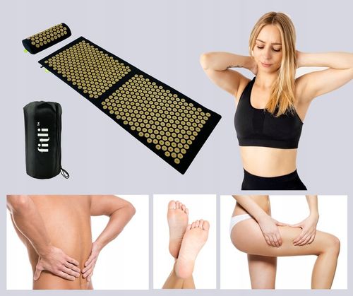 MATA ZDROWOTNA DO AKUPRESURY Z KOLCAMI + PODUSZKA na Arena.pl