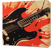 Obraz 50x50cm Gitara Elektryczna