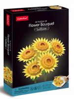 Puzzle 3D CubicFun Flower Bouquet Sunflower 180 elementów