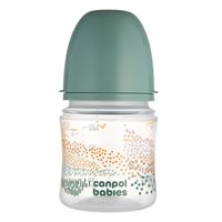 CANPOL Butelka antykolkowa EasyStart MOUNTAINS 120ml zielona