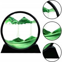 Art Picture Decor 3D Płynący Zielony TSG-441 Dynamiczny Piasek Oceanu