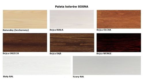 DEESI szafa sosnowa SALERNO 2D na Arena.pl