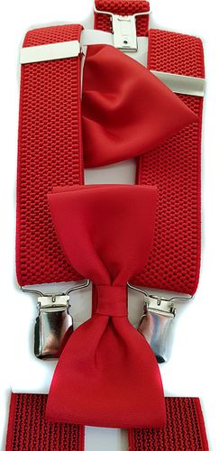 KOMPLET CZERWONE SZELKI Z MUCHĄ MUSZKĄ I POSZETKĄ na Arena.pl