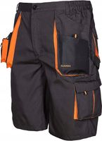 KRÓTKIE SPODENKI Męskie CLASSIC Spodnie robocze WZMACNIANE Lekkie SZORTY