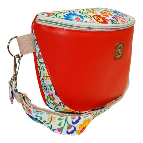 Torebka i Nerka 2w1 - Czerwona i Wzór Łowicki na Arena.pl