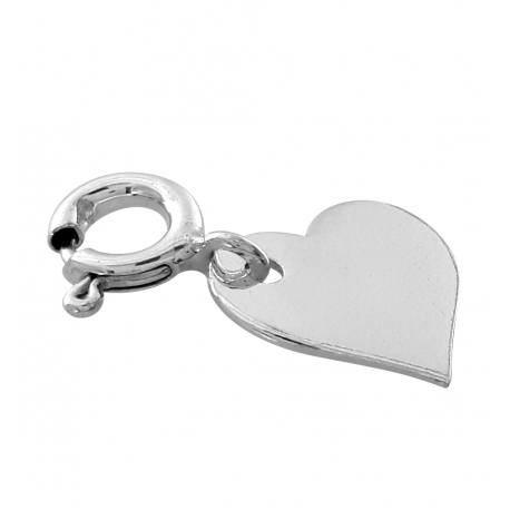 SREBRNY CHARMS SERDUSZKO SERCE SREBRO PRÓBY 925 GRAWER GRATIS zdjęcie 2