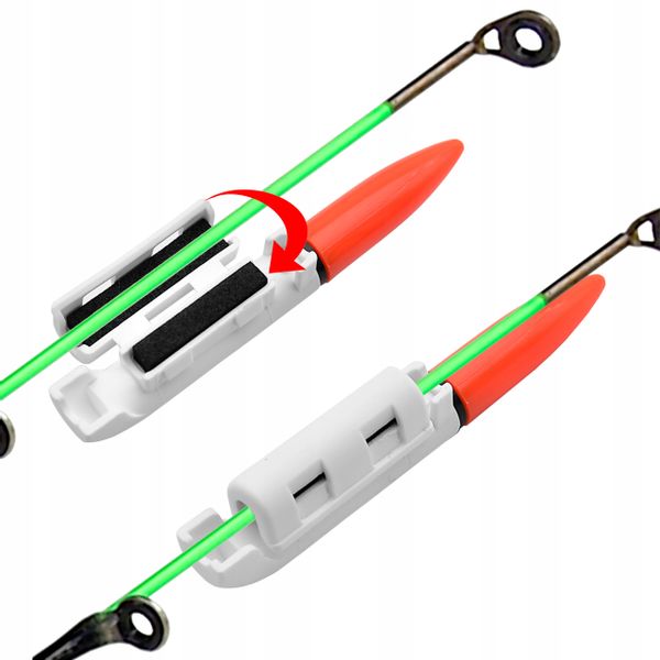 Świetlik elektroniczny sygnalizator brań na szczytówkę + bateria CR425 zdjęcie 8