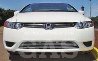 Honda Civic Coupe -Chromowane Listwy Grill Chrom Atrapy Zderzaka Tuning