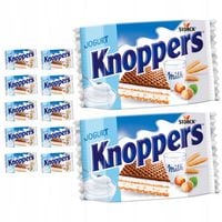 Knoppers Jogurt Wafelek mleczno-jogurtowy 25 g x 12 sztuk