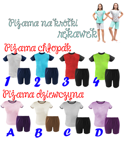 Krótka Piżama dziecięca Roblox zdjęcie 2