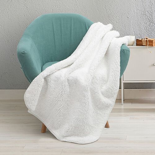 Kocyk z Leathaire i polaru arktycznego do sublimacji - beżowy 76 x 101 cm na Arena.pl