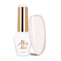 Lakier hybrydowy LED/UV Gel Polish MollyNails French Manicure Nr 131 8g