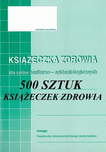 książeczka zdrowia 530-5 na Arena.pl