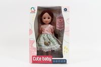 Lalka 27 cm w sukience 500-6 09363