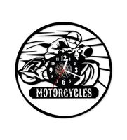Zegar ścienny z płyty winylowej 294.13 Motorcycles