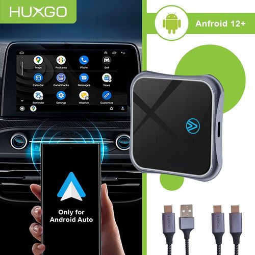 HUXGO bezprzewodowy adapter samochodowy do Android Auto na Arena.pl