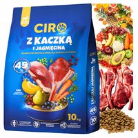Sucha karma dla psa CIRO Kaczka i Jagnięcina 10kg Adult care lamb