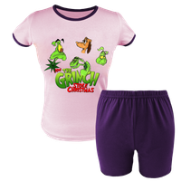 Krótka Piżama dziecięca - Grinch kradnie Święta