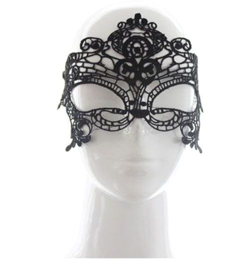 Elegancka maska haftowana zdjęcie 2