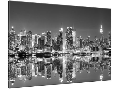 Obraz Manhattan nocą 100x70 PŁÓTNO na Arena.pl