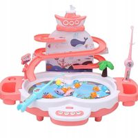 ZESTAW DO ŁOWIENIA RYBEK INTERAKTYWNY NA MAGNES ZJEŻDŻALNIA WĘDKI PREZENT