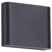 Elewacyjna LAMPA ścienna SAPRI LP-1556/1W BK Light Prestige kwadratowa OPRAWA ogrodowa LED 6W 4000K outdoor IP54 czarna