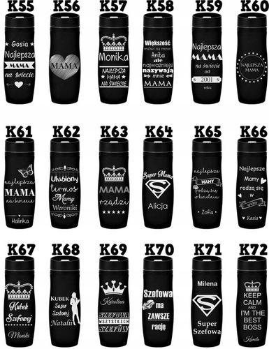 KUBEK TERMICZNY Z GRAWEREM PREZENT WALENTYNKI DZIEŃ KOBIET na Arena.pl