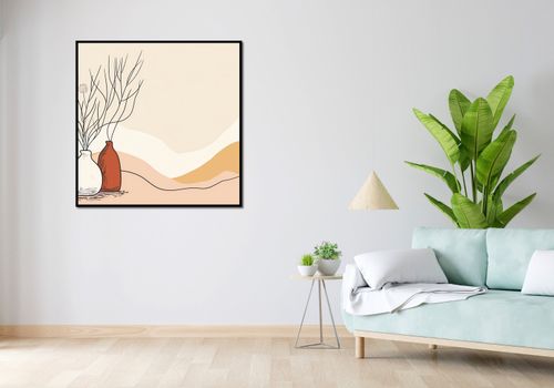 Plakat 100x100cm Stylowe Beże na Arena.pl