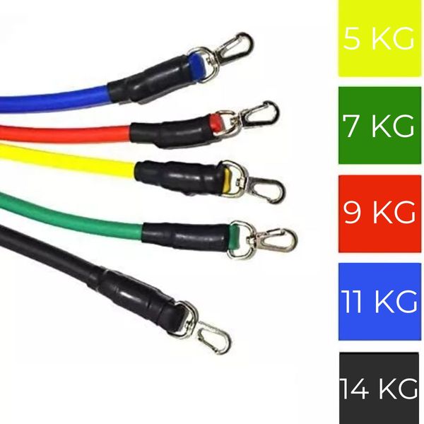 zestaw ekspanderów 11 szt. X-sport Plus zdjęcie 6