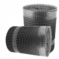 Siatka plastik 15x15mm 0.4m x50m rabatowa czarna