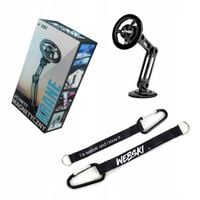 ZESTAW: UCHWYT na TELEFON do AUTA na TELEFON + SMYCZ KARABIŃCZYK z Kółkiem