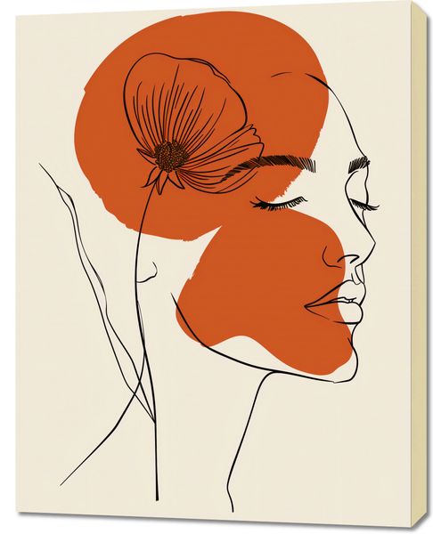 Obraz 70x90cm Ciepło Kwiatu zdjęcie 1