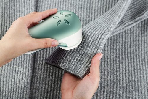 Golarka do SWETRÓW UBRAŃ TKANIN Bezprzewodowa Zielona USB 8W 2 x na Arena.pl