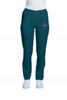 Spodnie medyczne damskie z HAFTOWANYM TWOIM LOGO napisem