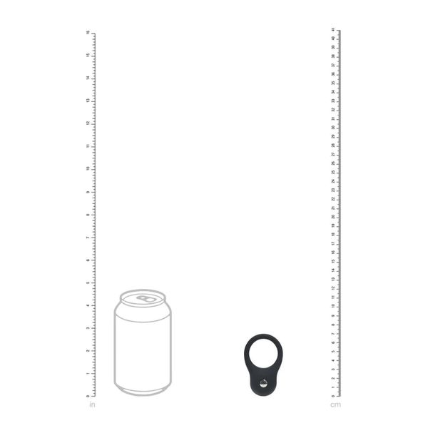 Silicone Training Cockring - S - Black zdjęcie 5