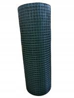 Siatka hodowlana zgrzewana oko 19x19 mm drut ocynkowany 1,4mm w PCV