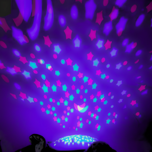 Pingwin Maskotka Przytulanka Z Projektorem Światła Melodie Biały Szum na Arena.pl