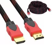 KABEL HDMI FULL HD 4K 3D PRZEWÓD HIGH SPEED 5M w oplocie