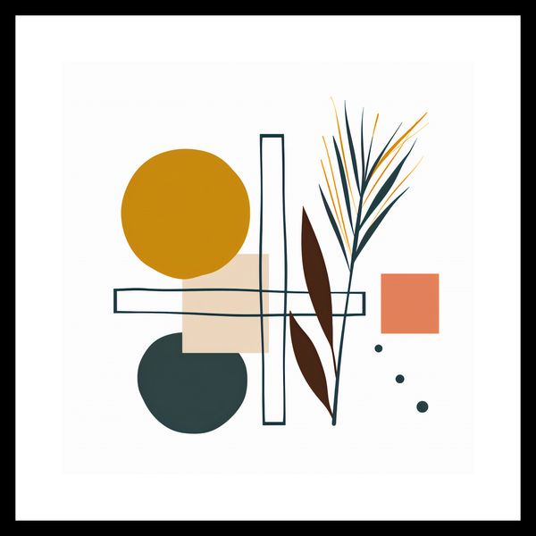 Plakat 40x40cm Ogród Symetryczny zdjęcie 3