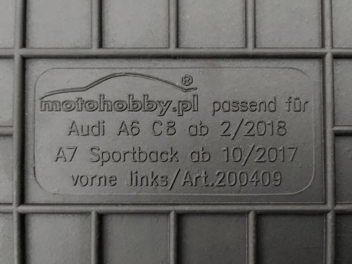 DYWANIKI GUMOWE STOPERY do Audi A7 C8 (od 2018) na Arena.pl