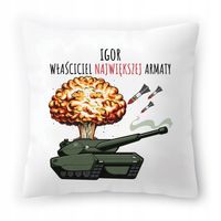 Poduszka Dla Igora Na Urodziny Ze Zdjęciem Na Prezent Biała 40X40 Cm