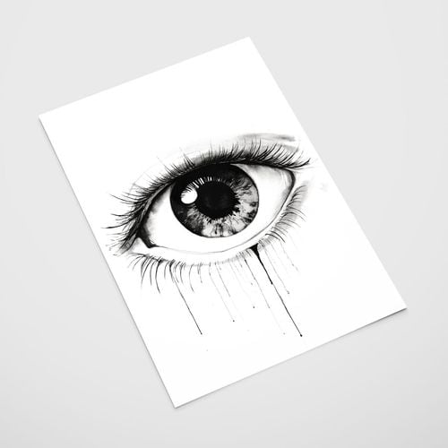 Plakat czarne oko 50x70 cm na Arena.pl