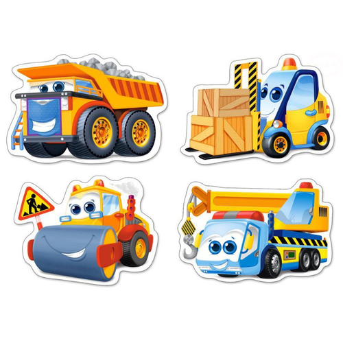 PUZZLE 4W1 BUILDING MACHINES na Arena.pl